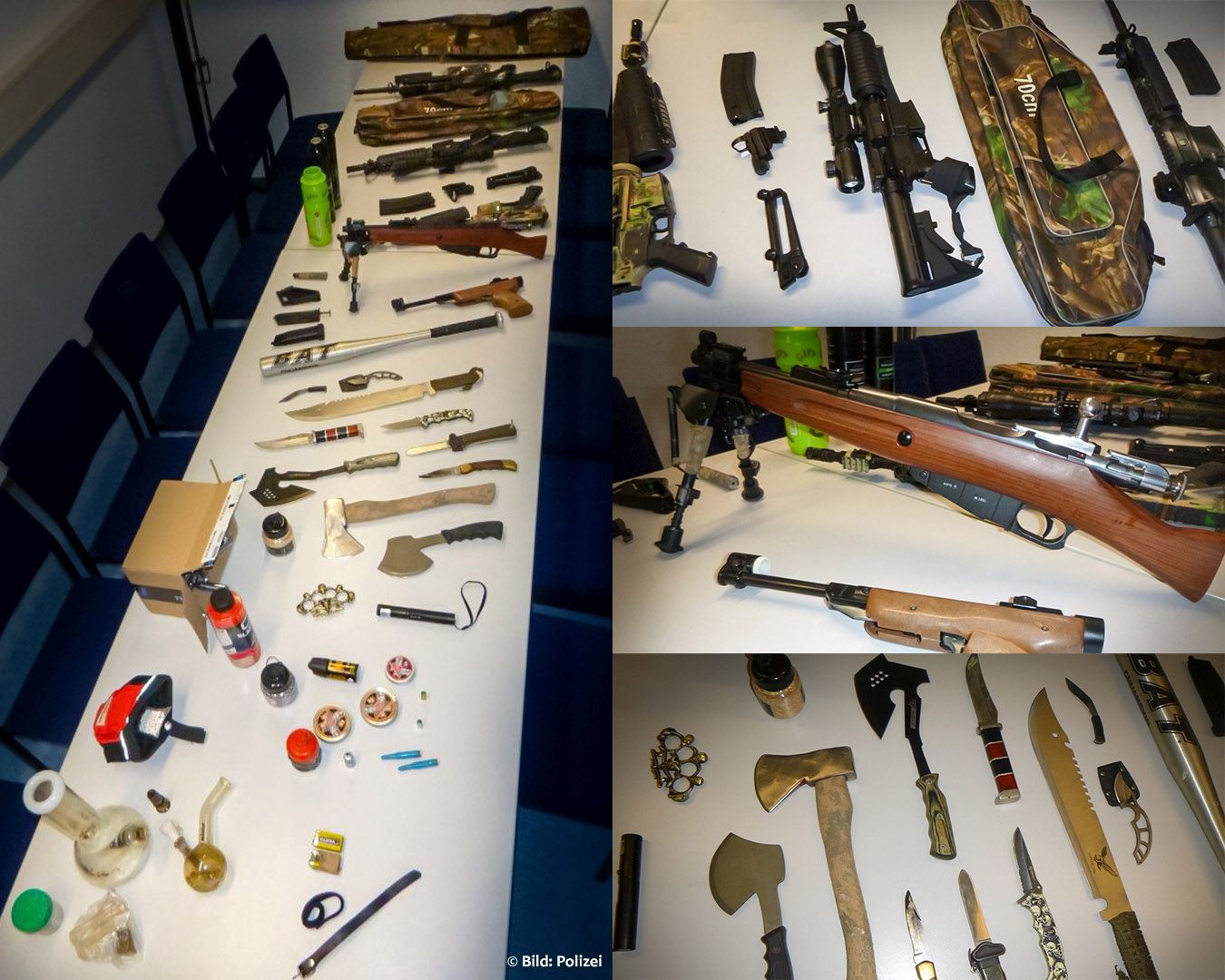 Stadtallendorf: Polizei stellt ganzes Waffenarsenal sicher