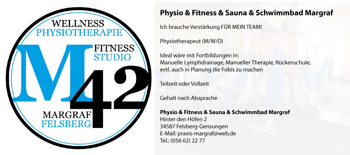 Physiotherapeut (m/w/d) gesucht