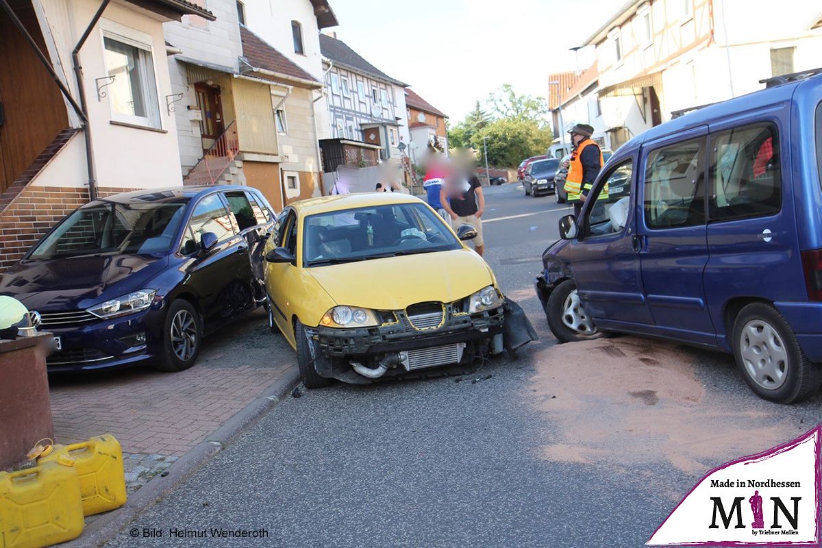 Verkehrsunfall mit drei Verletzten