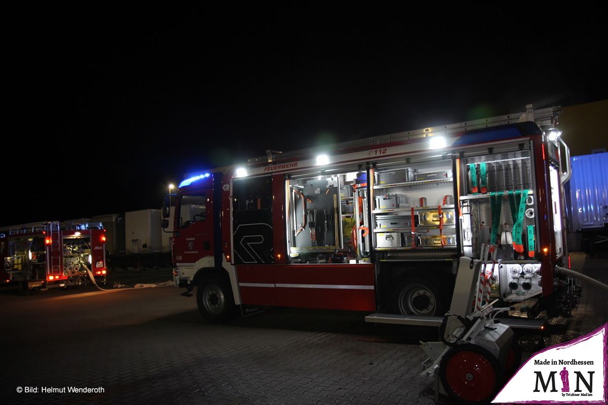 Malsfeld-Ostheim: Brand bei DHL